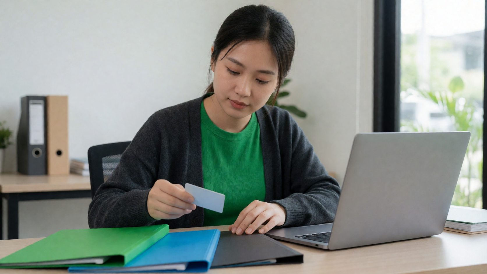 ผู้ดูแลระบบรุ่นใหม่ตรวจบัตรสิทธิ์และจัดระเบียบทรัพยากรธุรกิจ